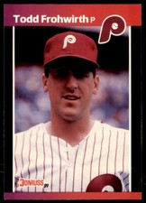 1989 Donruss Todd Frohwirth Philadelphia Phillies #587