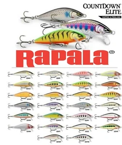 Rapala Countdown Elite Lures - Sea Trout Pike Perch Chub Salmon Fishing Plugs - Picture 1 of 22