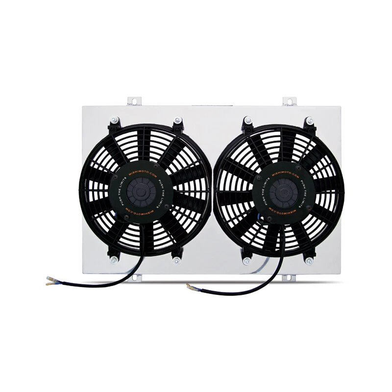 Cubierta de ventilador de aluminio Mishimoto MMFS-RX-LS para Mazda RX-7 1993-1997 plateada Foto 1 de 4