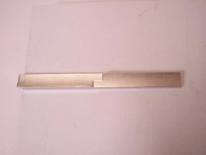 2-13/16" Thin Design Silver Tone Matte Vintage ANSON LARGE Tie Bar Clip simple - Picture 1 of 7