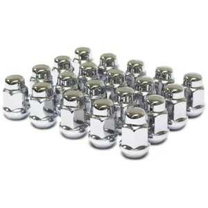 20pc 1/2'' X 20 Chrome Bulge Acorn Lug Nuts Fits DODGE, FORD, GM,TRAILER 🎗️ - Picture 1 of 1