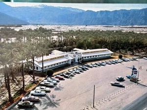 Postal efímera vintage Sheilds Date Ranch Gardens Hwy 111 Indio California - Imagen 1 de 3