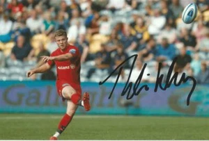 SARACENS RUGBY UNION: TOM WHITELEY SIGNED 6x4 ACTION PHOTO+COA - Picture 1 of 1