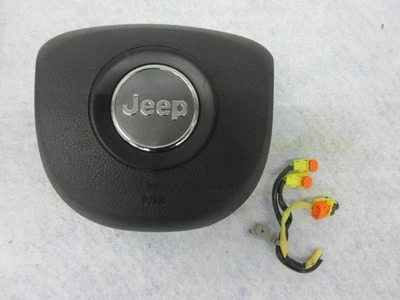 JEEP GRAND CHEROKEE 2019-2020-2021OEM DRIVER STEERING WHEEL AIRBAG BLACK LEFT L - Image 1 of 4