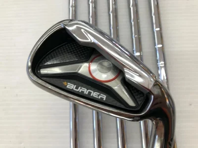 TaylorMade Burner US 2009 Iron Set 5-9,Pw 6pc Flex Regular REAX 85 Steel Steel - Image 1 of 4