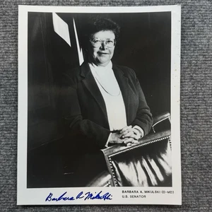 Senatorin Barbara Mikulski Maryland: Signiertes Foto des politischen Führers 8 x 10" / KSK - Bild 1 von 3
