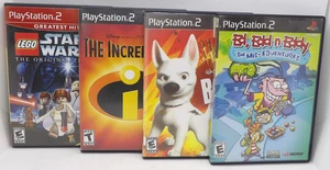 PS2 Kids/Family Game Bundle of 4: Ed, Edd n Eddy, Bolt, The Incredibles, Etc.... - Picture 1 of 14