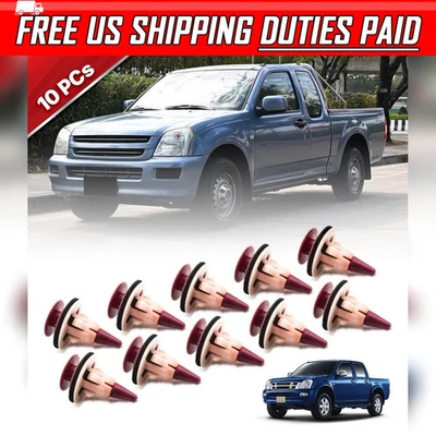 Pinzas de guardabarros de rueda acampanadas sujetador moldeo 10 piezas para Isuzu D-Max 2003-2006 Foto 1 de 4