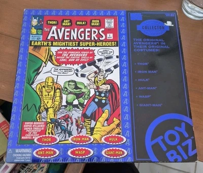 Juego de caja de figuras de acción Toy Biz-1999 Marvel Collector Editions THE AVENGERS - NUEVO EN CAJA Foto 1 de 4