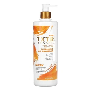 Champú aceite limpiador Txtr By Cantu color cabello tratado + rizos - 16 fl oz, - Imagen 1 de 1
