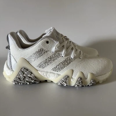adidas Men’s 7.5 CODECHAOS 22 SPIKELESS GOLF SHOES White Silver Metallic GX3932 - Image 1 of 4
