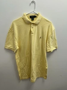 Vintage Polo Ralph Lauren Collared Polo Shirt Men’s Medium Pony Logo Cotton Yellow - Bild 1 von 4
