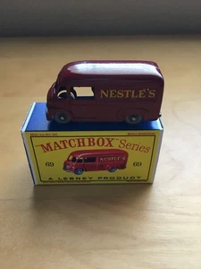 MATCHBOX NO.69 A VINTAGE COMMER NESTLE'S VAN IN BOX - Picture 1 of 8
