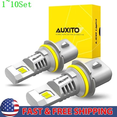 Headlight 9007 HB5 Hi/Low LED 30000LM Bulbs Super Bright White Lamp 1-10Set - Image 1 of 4