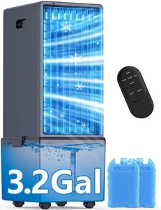4-IN-1 Windowless Air Conditioner w/3.2-Gal Tank for 24H Cooling, 4 Wind Spee... - Picture 1 of 8