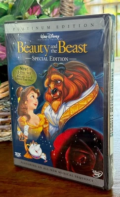 Beauty and the Beast (DVD 2002 2-Disc Set •Platinum Special Edition• New Sealed - Image 1 of 4
