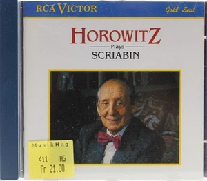 cd horowitz plays scriabin rca victor gold seal 1989 classical music prelude - Picture 1 of 4