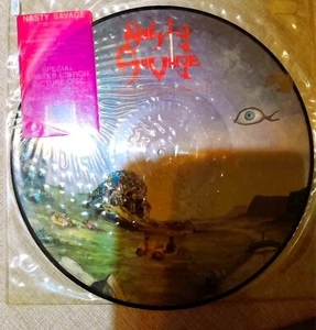 NASTY SAVAGE: Indulgence picture lp , rare orig.picture disc, SLAYER,OMEN,EXODUS - Picture 1 of 2