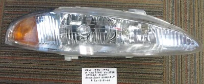NEW  1995-1996 Mitsubishi Eclipse Spyder Right Passenger RH Headlight MI2503104 - Imagem 1 de 4