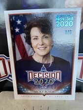 2020 DECISION JACKY ROSEN BLUE FOIL ELECTION DAY NOV 3RD INSERT CARD 4/5