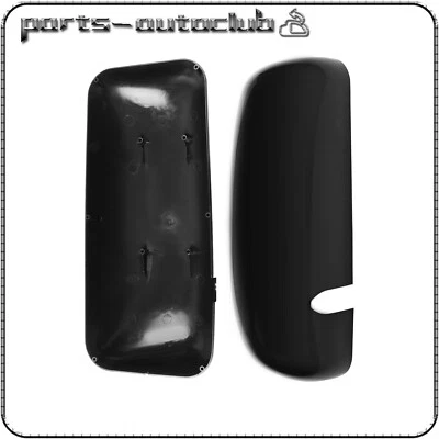 Par de espejos retrovisores laterales izquierda+derecha cubierta negra para 08-16 Kenworth T660 T600 T370 T170 Foto 1 de 4