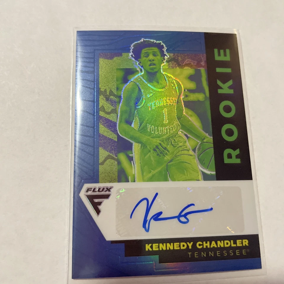 KENNEDY CHANDLER - 2022-23 Panini Chronicles Flux Blue Auto - GRIZZLIES RC /49 - Image 1 of 2