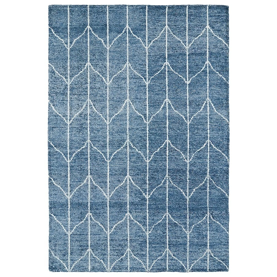 Alfombra solitaria Kaleen Rugs, denim, 8'x11' - SOL05-10-811 Foto 1 de 1