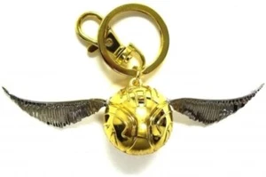 Harry Potter - Golden Snitch - Quidditch Pewter Key Chain Key Ring Hogwarts - Picture 1 of 2