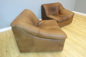 De Sede High Neck Modul Sofa DS46 Leder Vintage Design Büffelleder - Bild 1 von 9