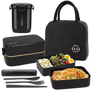 Bento Box für Kinder & Erwachsene Lunchbox Auslaufsichere Brotdose mit Fächern - Bild 1 von 7