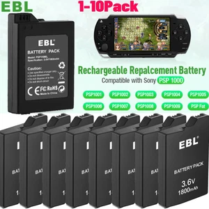 EBL 3.6V Rechargeable PSP110ML Battery Pack for Sony PSP-1000 PSP 2000 PSP 3000