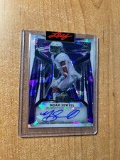 2023 Leaf Metal - Noah Sewell - Crystal Purple Proof Auto 1/1
