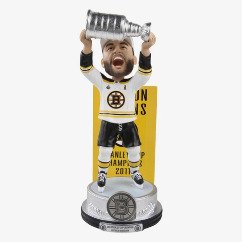 PATRICE BERGERON Boston Bruins STANLEY CUP Celebration Bobblehead #/72 NIB! Cover