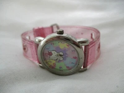 Reloj Hello Kitty, correa con hebilla de plástico ¡FUNCIONA! Foto 1 de 4