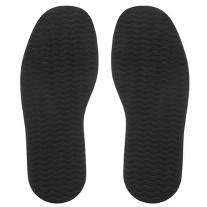 1 Pair Shoe Rubber Full Sole Repair 4mm Thick Replacement Bottom Non-Slip Black - Picture 1 of 5