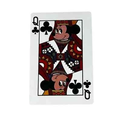 Tarjeta de juego de colección de Disney Minnie Mouse Queen of Clubs CBX de intercambio único Foto 1 de 2
