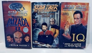Star Trek The Next Generation Books Triangle Imzadi II; Tooth & Claw; I, Q - Picture 1 of 8