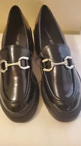 Madden Girl schwarz Ashlee Lug Sohle Plateau Halbschuh. Größe 6,5 - Bild 1 von 20