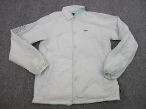 Vans Jacket Mens Adult Small Green Outdoors Lightweight Button Up Off The Wall - Picture 1 of 16