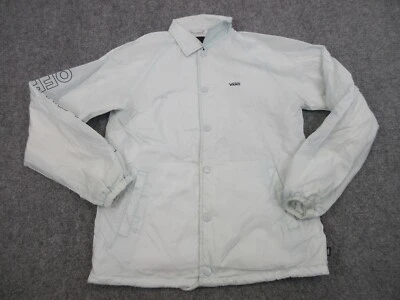 Vans Jacket Mens Adult Small Green Outdoors Lightweight Button Up Off The Wall - Image 1 of 4