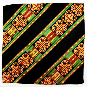 Rush Limbaugh Men's Pocket Square Handkerchief Wedding Dress Silk Black Hanky - Picture 1 of 2