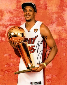 Autographed Miami Heat Mario Chalmers 8x10 Photo COA - Picture 1 of 1