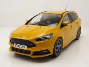 Modellino auto Ford Focus ST Turnier station wagon 2014 giallo 1:18 MCG - Foto 1 di 9