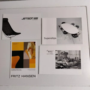 BROCHURES LOT FRITZ HANSEN BRUNO MATHSSON SWEDISH SCANDINAVIAN MODERN - Picture 1 of 7