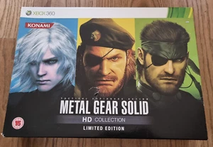 Microsoft Xbox 360 Metal Gear Solid HD Collection Edición Limitada Steelbook T-Sh - Imagen 1 de 11