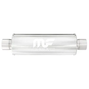 Silenciador de rendimiento Magnaflow 10416 2,5" centro/centro 4x4x14 redondo acero inoxidable - Imagen 1 de 8