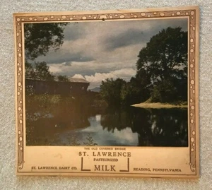 Vintage ADVERTISING CALENDAR ST. LAWRENCE DAIRY Reading PA 1947 Recipes Cookbook - Picture 1 of 6