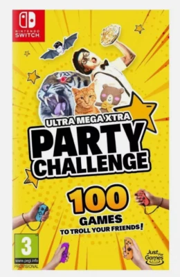 Ultra MEGA XTRA Party Challenge 100 Games in 1 Nintendo Switch CARTRIDGE VERSION - Image 1 of 4