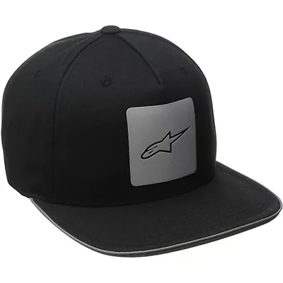 Gorra de béisbol Alpinestars para hombre Alerta Snapback Snap Back gorra negra talla única nueva Foto 1 de 2