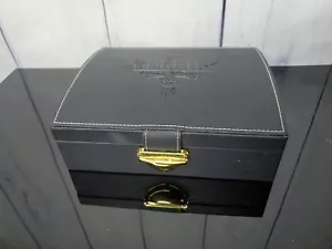 Gurkha Royal Challenge Scatola vuota per sigari in legno rivestita in pelle nera - Foto 1 di 12